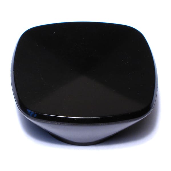 #10-24 x 1-3/4" Black Heat Resistant Plastic Coarse Thread Square Knobs 5PK
